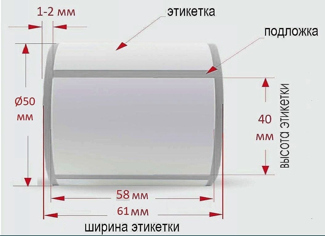 58×40标签